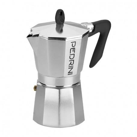 PEDRINI MOKA POT 6 CUPS SİYAH KULPLU - 25.00 Euro + KDV