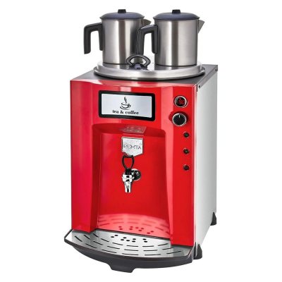 Remta DE11P 2 Demlikli Premium Jumbo 23 lt Çay Makinesi Şamandıralı Kırmızı