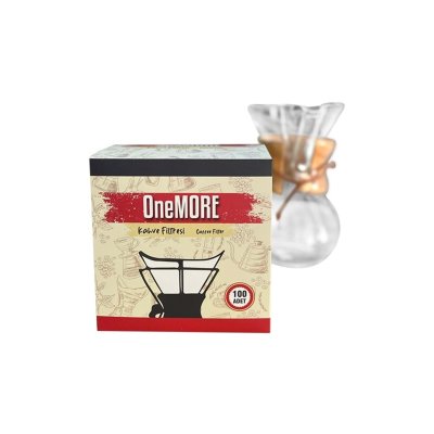 Horecamark Chemex Uyumlu Filtre Kahve Kağıdı 6-8 Cup 100 Adet