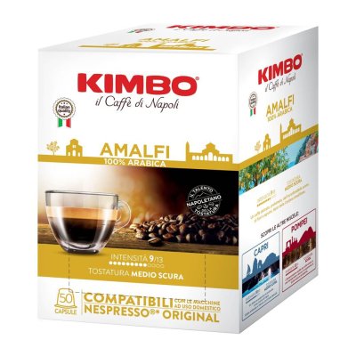 KIMBO Amalfi 100% Arabica Nespresso Uyumlu Kapsül Kahve (50’li Kutuda)