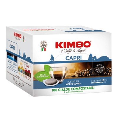 KIMBO Cialde Capri Yassı Pod Uyumlu Kapsül Kahve (100’lü Kutuda)