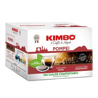 KIMBO Cialde Pompei Yassı Pod Uyumlu Kapsül Kahve (100’lü Kutuda)