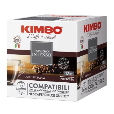 KIMBO Intenso Dolce Gusto Uyumlu Kapsül Kahve (16’lı Kutuda)