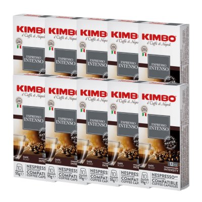 KIMBO Intenso Nespresso Uyumlu Kapsül Kahve (10’lu Kutuda) (10 Kutu)