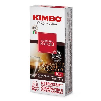 KIMBO Napoli Nespresso Uyumlu Kapsül Kahve (10’lu Kutuda)
