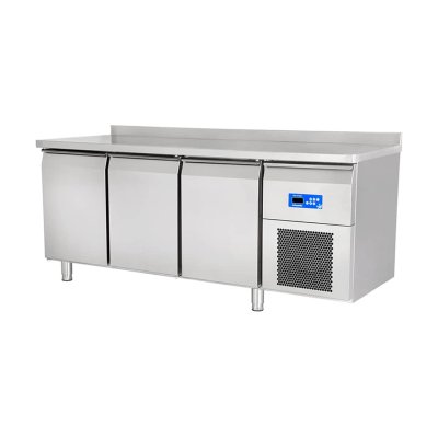 Öztiryakiler 3 Inox Kapılı Yatay Tip Derin Dondurucu, Tag 370 Lmv, 304 Kalite