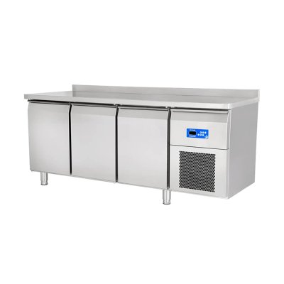 Öztiryakiler 3 Inox Kapılı Yatay Tip Derin Dondurucu, Tag 370 Lmv, 430 Kalite