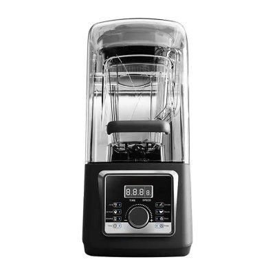 Vosco HS-214CG Pro Gürültü Önleyici Kapaklı Dijital Bar Blender, 4 L, 1600 W, Siyah